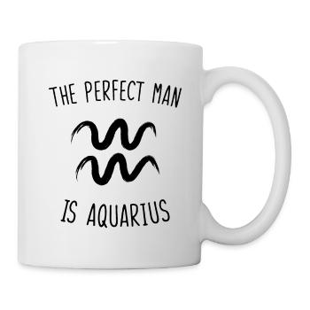 The perfect man is aquarius - Mug blanc - blanc - Droite