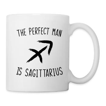 The perfect man is sagittarius - Mug blanc - blanc - Droite