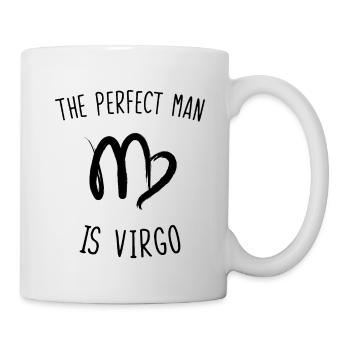 The perfect man is virgo - Mug blanc - blanc - Droite