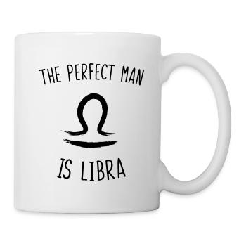 The perfect man is libra - Mug blanc - blanc - Droite