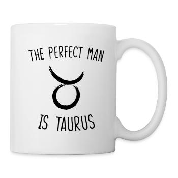 The perfect man is taurus - Mug blanc - blanc - Droite
