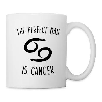 The perfect man is cancer - Mug blanc - blanc - Droite