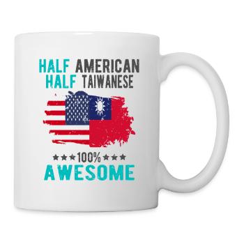Half American Half Taiwanese - Mug - white - Right