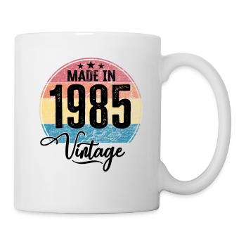 Vintage Made in 1985 Year of birth 1985 Birthday - Mug - white - Right
