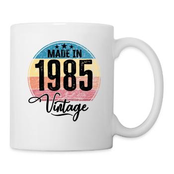 Vintage Made in 1985 Year of birth 1985 Birthday - Mug - white - Right