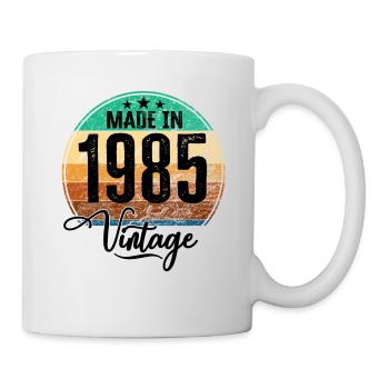 Vintage Made in 1985 Year of birth 1985 Birthday - Mug - white - Right
