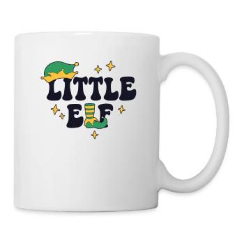 Little Elf Matching Family Christmas Baby Brother - Mug - white - Right