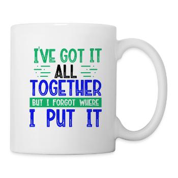 Sarkastische Geschenke, die ich noch nie gefälscht habe Sarkasmus-Geschenk - Tasse - Weiß - Rechts