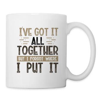 Sarkastische GeschenkeIch habe noch nie Sarkasmus-Geschenk gefälscht - Tasse - Weiß - Rechts
