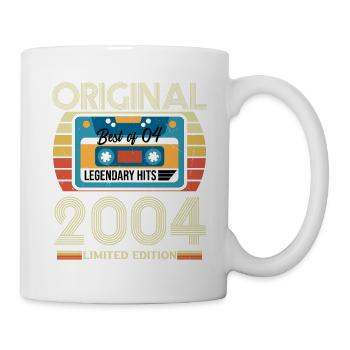 Vintage Geburtstagsgeschenk 2004 Limited Edition - Tasse - Weiß - Rechts