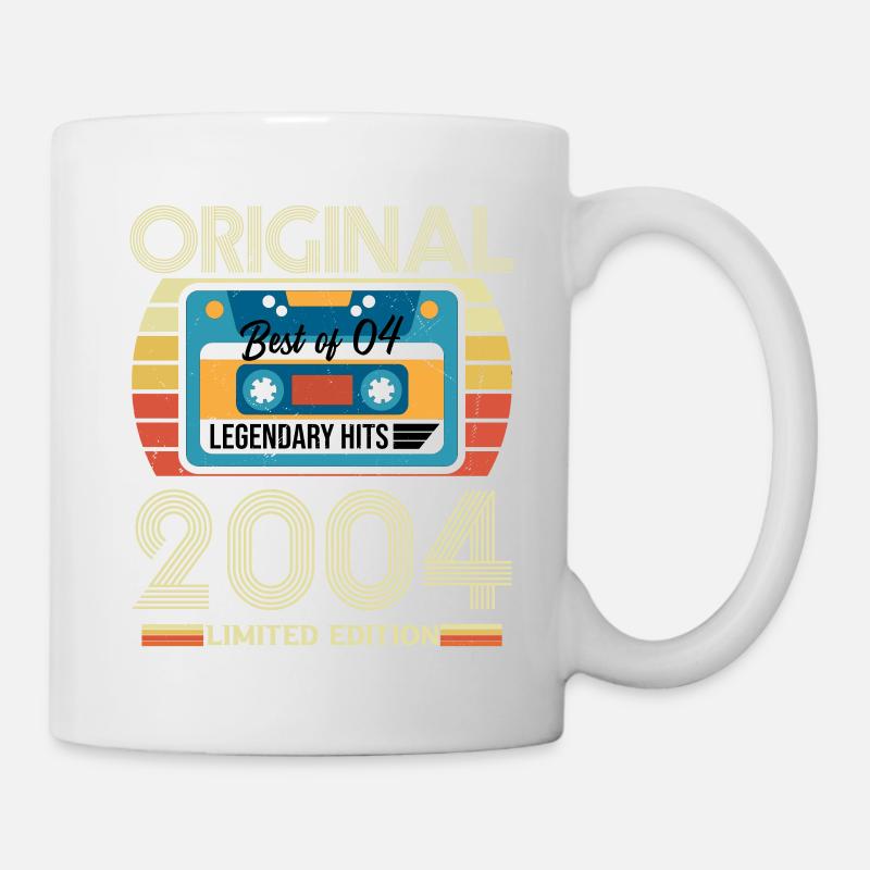 Cadeau D’anniversaire Vintage 2004 Édition Limitée - Mug blanc - blanc