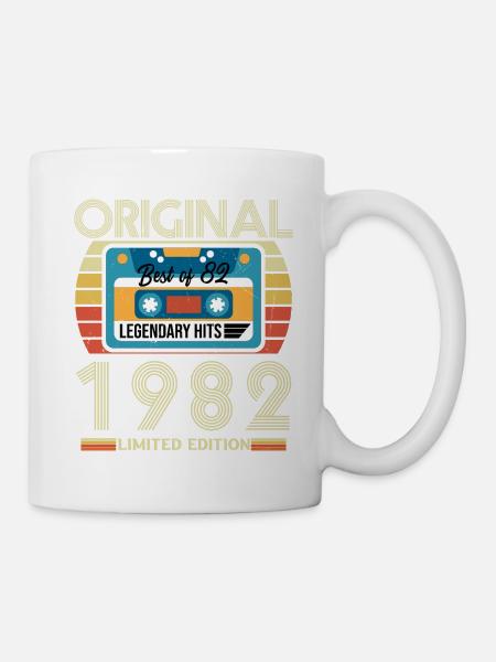 Cadeau D’anniversaire Vintage 1982 Édition Limitée - Mug blanc - blanc