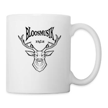 Blasmusik Pfalz Bloosmusik Palz Hirsch Geantler - Mug - white - Right