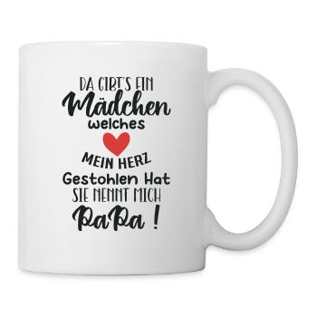 Da gibt´s ein Mädchen, welches mein Herz gestohlen - Tasse - Weiß - Rechts
