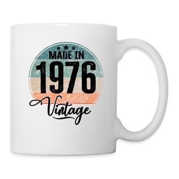 Vintage Made in 1976 Year of birth 1976 Birthday - Mug - white - Right