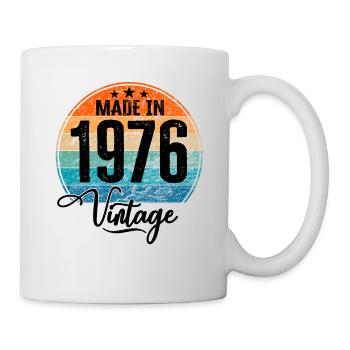Vintage Made in 1976 Year of birth 1976 Birthday - Mug - white - Right