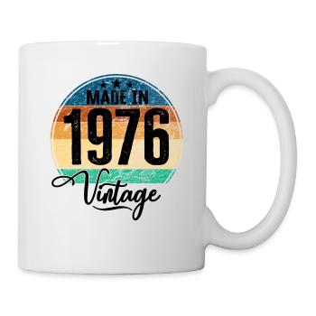 Vintage Made in 1976 Year of birth 1976 Birthday - Mug - white - Right
