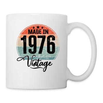 Vintage Made in 1976 Year of birth 1976 Birthday - Mug - white - Right