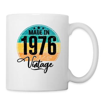 Vintage Made in 1976 Year of birth 1976 Birthday - Mug - white - Right