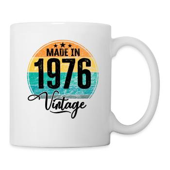 Vintage Made in 1976 Year of birth 1976 Birthday - Mug - white - Right