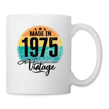 Vintage Made in 1975 Year of birth 1975 Birthday - Mug - white - Right