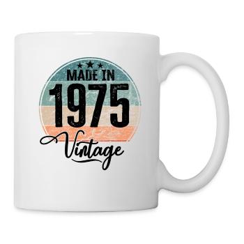 Vintage Made in 1975 Year of birth 1975 Birthday - Mug - white - Right