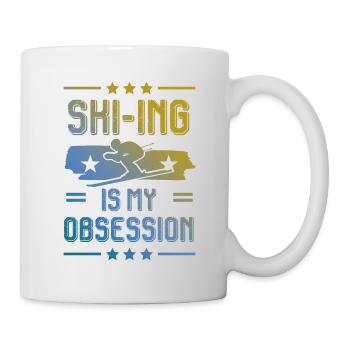 Ski Skiing - Mug - white - Right