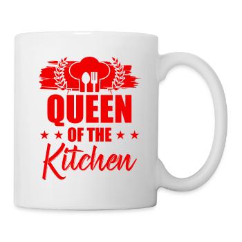 Queen of the kitchen - Mug - white - Right