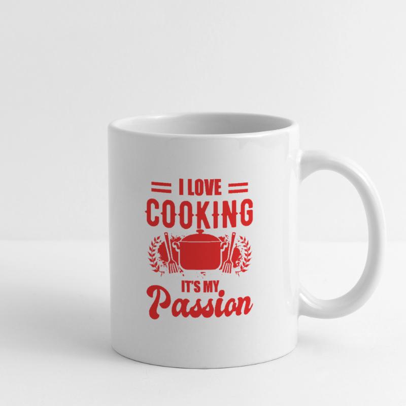 Ingrédients de cuisson Mug blanc