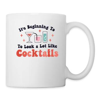 Beginning To Look Like Cocktails Christmas - Mug - white - Right