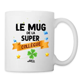 Super Collègue Cadeau Femme - Mug blanc - blanc - Droite