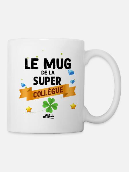 Super Collègue Cadeau Femme - Mug blanc - blanc