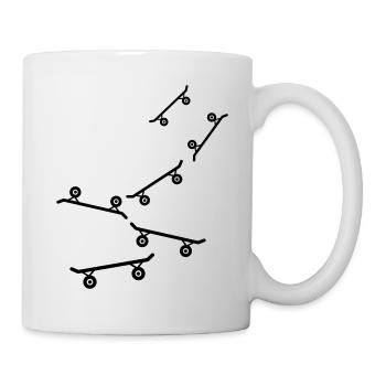 Skateboard Skaters - Mug blanc - blanc - Droite