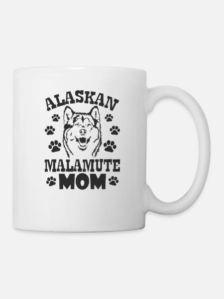Alaskan Malamute Mom Haustier Hund Rasse - Tasse - Weiß