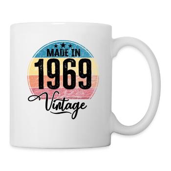 Millésime Fabriqué en 1969 Année de naissance 1969 Anniversaire - Mug blanc - blanc - Droite