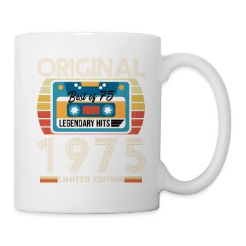 Vintage Geburtstagsgeschenk 1975 Limited Edition - Tasse - Weiß - Rechts