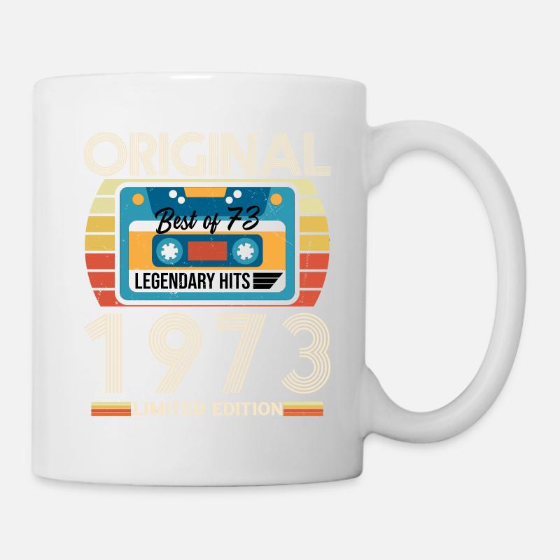 Cadeau D’anniversaire Vintage 1973 Édition Limitée - Mug blanc - blanc