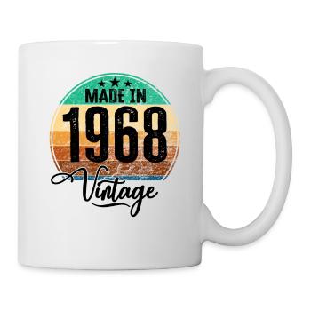 Millésime Fabriqué en 1968 Année de naissance 1968 Anniversaire - Mug blanc - blanc - Droite