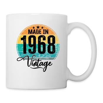 Millésime Fabriqué en 1968 Année de naissance 1968 Anniversaire - Mug blanc - blanc - Droite