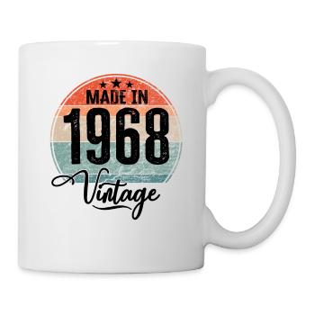 Millésime Fabriqué en 1968 Année de naissance 1968 Anniversaire - Mug blanc - blanc - Droite