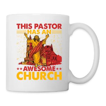 Ce pasteur a un chrétien d’église génial - Mug blanc - blanc - Droite