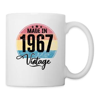 Vintage Made in 1967 Year of birth 1967 Birthday - Mug - white - Right