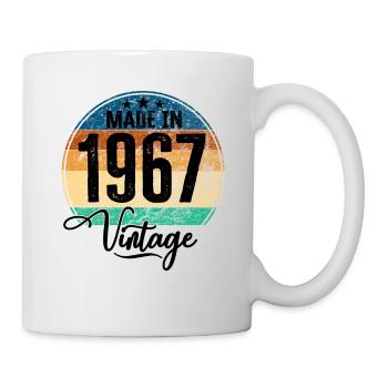 Vintage Made in 1967 Year of birth 1967 Birthday - Mug - white - Right