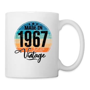 Vintage Made in 1967 Year of birth 1967 Birthday - Mug - white - Right