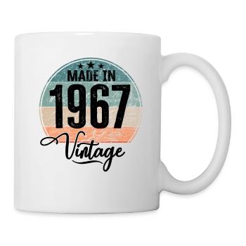 Vintage Made in 1967 Year of birth 1967 Birthday - Mug - white - Right
