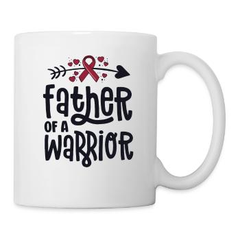 Vater eines Kriegers Gefäßfehlbildung - Tasse - Weiß - Rechts
