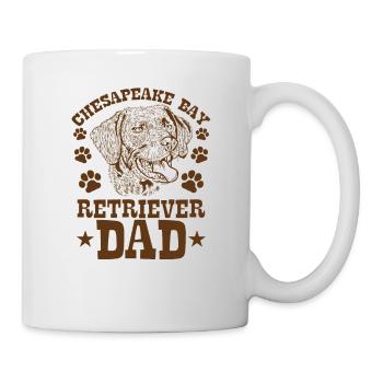 Chesapeake Bay Retriever Papa Pet Dog - Mug blanc - blanc - Droite