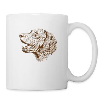 Hundekopf Chesapeake Bay Retriever Haustier - Tasse - Weiß - Rechts
