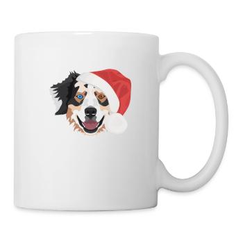 Australian Shepherd Merry Christmas - Mug - white - Right