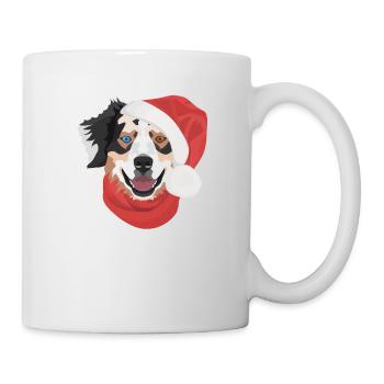 Australian Shepherd Merry Christmas - Mug - white - Right